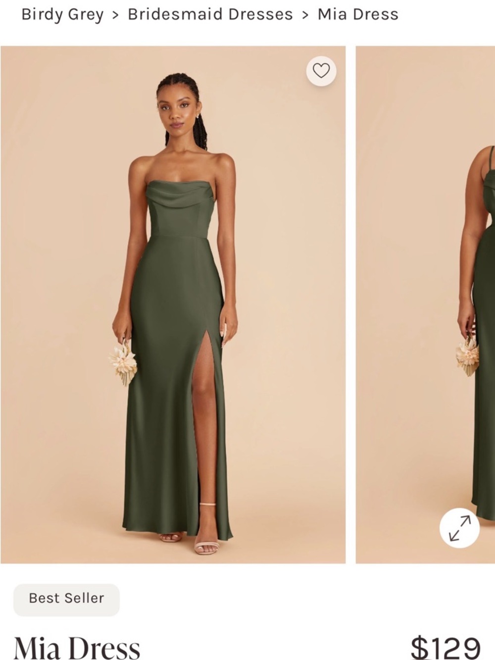 Birdy Grey Mia Matte Satin Convertible Bridesmaid Dress